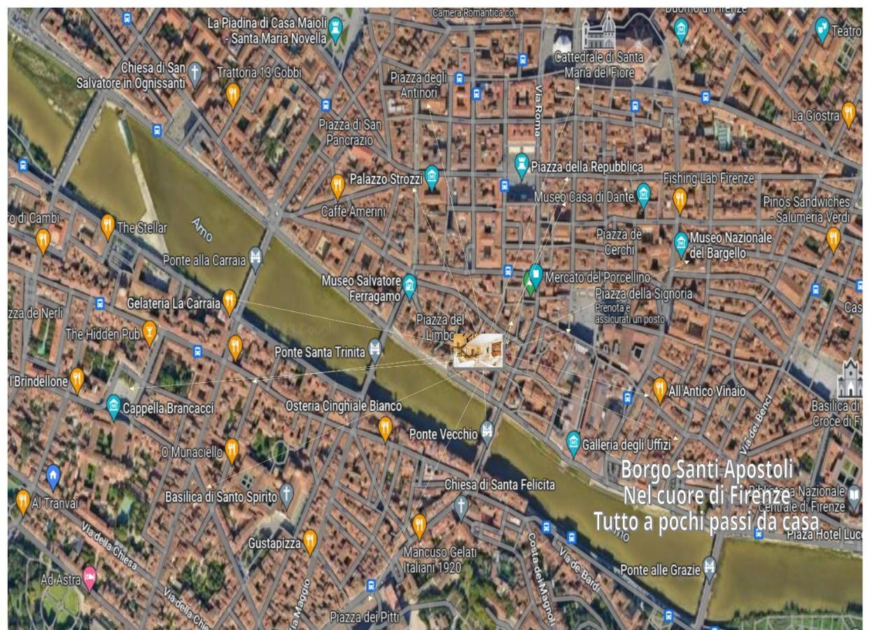 Appartamento Borgo Apostoli Флоренція Екстер'єр фото
